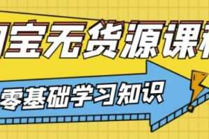 兽爷解惑·淘宝无货源课程，有手就行，只要认字，小学生也可以学会