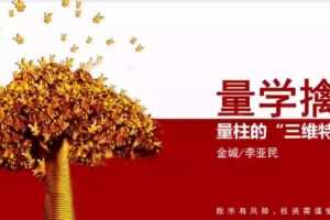 量学大讲堂金城李亚民量学擒龙伏击龙头第34期