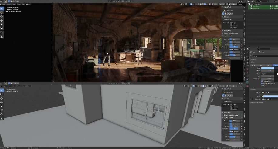 1658431759 Blender游戏场景室内环境材质渲染教程【画质高清只有视频】