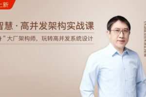 李智慧 · 高并发架构实战课“附身”大厂架构师，玩转高并发系统设计