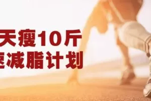 28天瘦10斤极速减脂计划￼