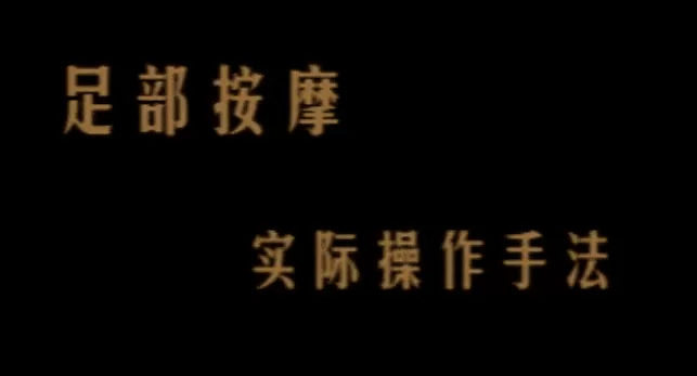 足疗:陈炳乐中医足疗教程 1 1632589472 202192320423653016