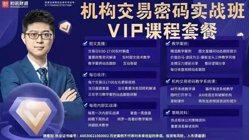 魏春阳:机构交易密码实战课(2022年2月) 1 1647546166 魏春阳:机构交易密码实战课(2022年2月)