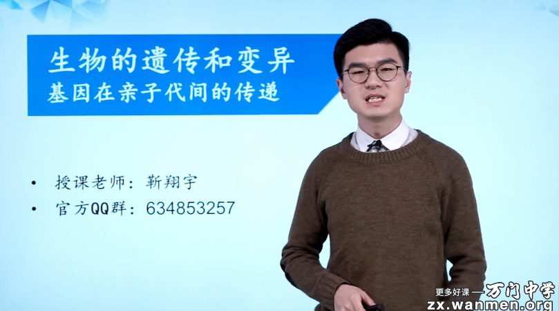 万门中学-靳翔宇 初二生物下册基础课程(八年级) 1 1651958909 万门中学 靳翔宇 初二生物下册基础课程(八年级)