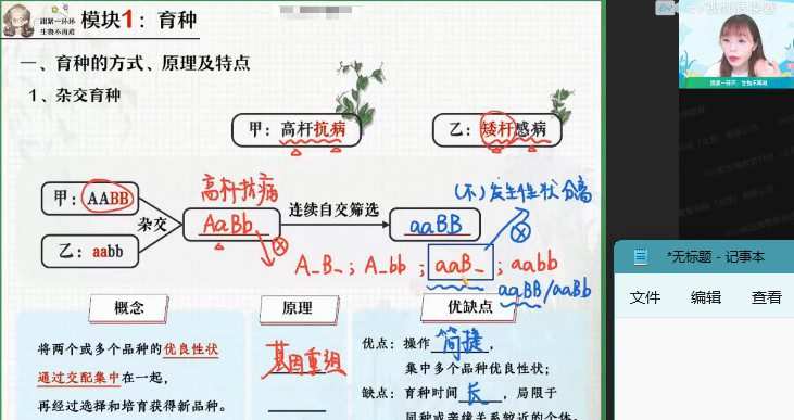 作业帮2022高一生物谢一凡春季尖端班 1 1657668897 作业帮2022高一生物谢一凡春季尖端班