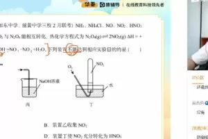 猿辅导2022高考高三化学廖耀华冲刺班（押题课）