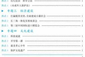 初中时事政治重点知识资料（通用版）