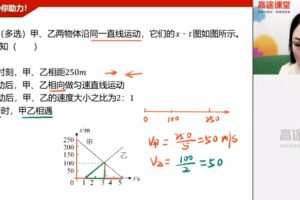 高明静 高一物理2020年暑期班（2021版）