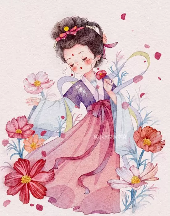 鱼小沫2022年5月萌萌古风ipad插画课【画质高清有笔刷课件】 1 1660139018 鱼小沫2022年5月萌萌古风ipad插画课【画质高清有笔刷课件】