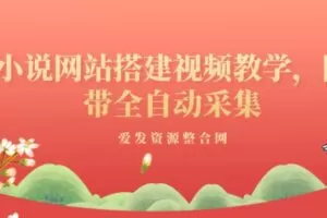 小说网站搭建视频教学，附带全自动采集