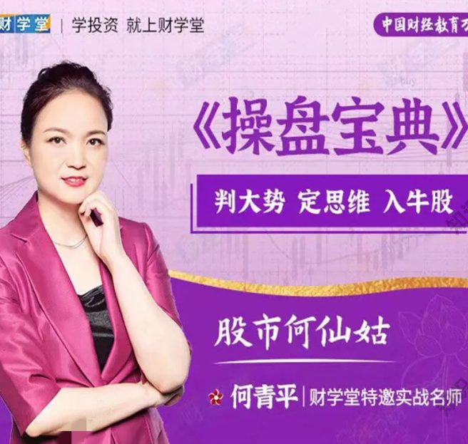 1660439541 财学堂股市何仙姑何青平老师操盘宝典定牛股视频课程