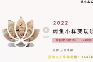 黄岛主最新企业彩铃项目+闲鱼小样项目，利润每天200+轻轻松松，纯视频拆解玩法