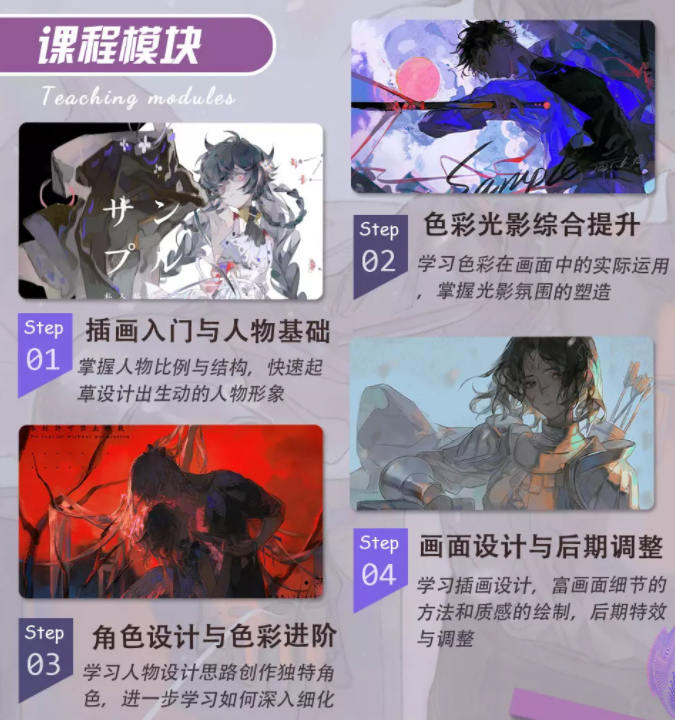 寐一里2021年色彩光影与角色基础设计【画质高清只有视频】
