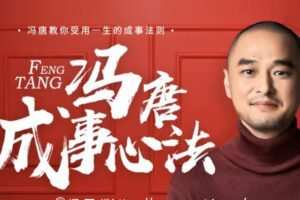 冯唐·成事心法,价值258元