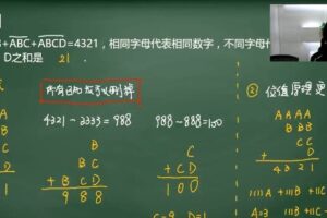 孙佳俊 小学奥数四年级春季超常班