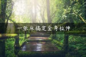 一张床搞定全身拉伸（毕义明）