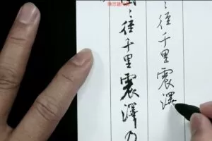 陈忠建 行书书法教学课程 