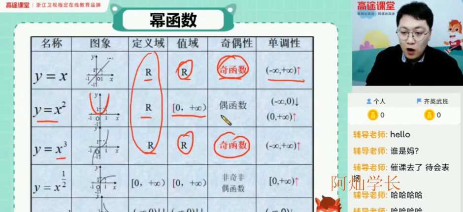 张宇 高一数学2020年秋季班 