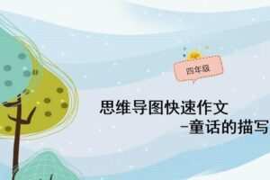 小学生思维导图写作四年级作文PPT课件