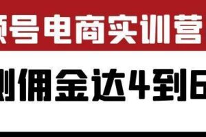 外面收费1900狗哥胡子×视频号电商实训营2.0：实测佣金达4到61万（教程+工具）