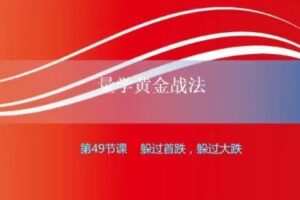 【小龙女】量学大讲堂-聂金群《量学黄金战法》第四期