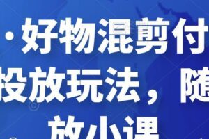 万三·好物混剪付费随心推投放玩法，随心投放小课