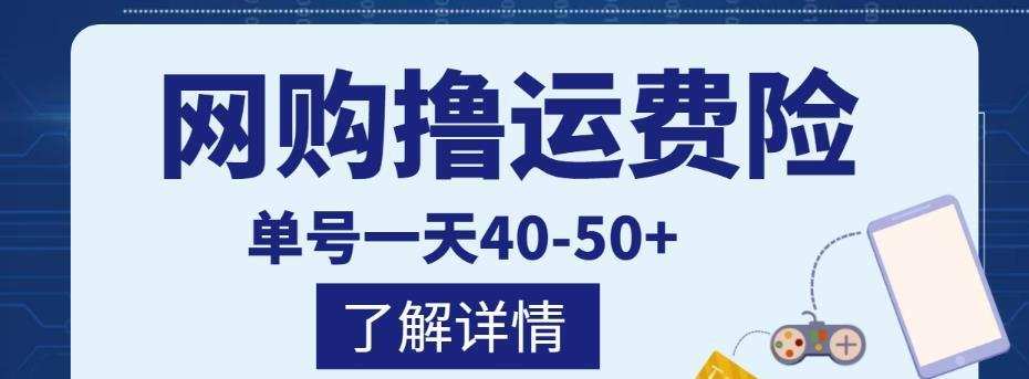 网购撸运费险项目,单号一天40-50+,实实在在能够赚到钱的项目【详细教程】 1 网购撸运费险项目,单号一天40-50+,实实在在能够赚到钱的项目【详细教程】