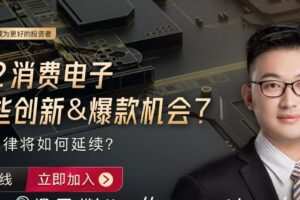 电子半导体行业投研方法·潘暕 大师课