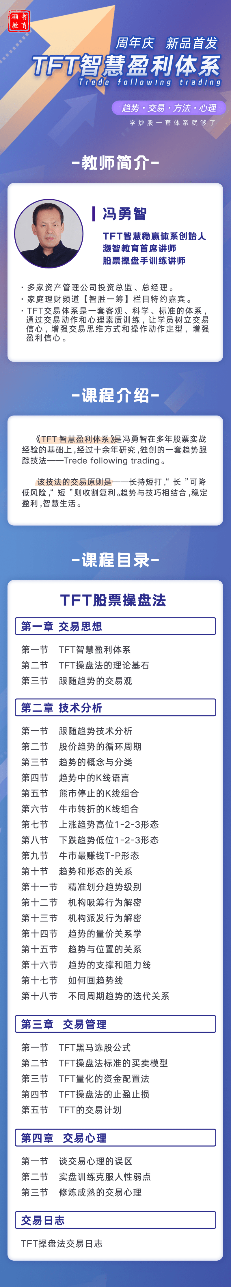 冯勇智——TFT智慧盈利体系趋势跟踪技法