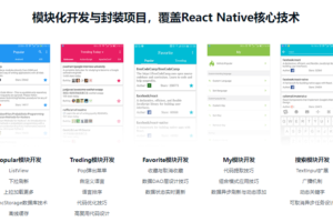 React Native技术精讲与高质量上线App开发