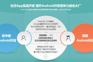 手把手完成商业级社交App开发，进阶Android高级工程师