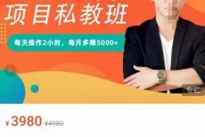 九京·淘宝虚拟电商蓝海项目实战班+私教班：每天操作2小时，每月多赚5000+