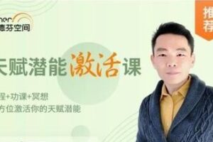 李天民 天赋潜能激活课 全方位激活你的天赋潜能 课程+功课+冥想