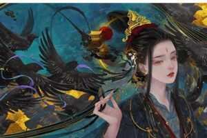 [随随+壳中蝎] 养猫画画的随随古风课水墨重彩第一期