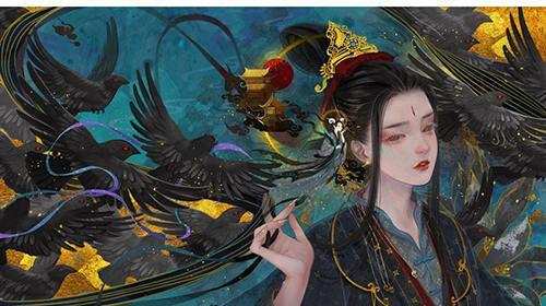 [随随+壳中蝎] 养猫画画的随随古风课水墨重彩第一期