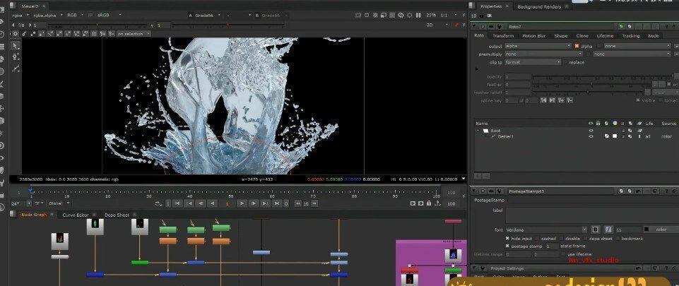 87Time的C4D Oc液体产品表现全流程案例教程