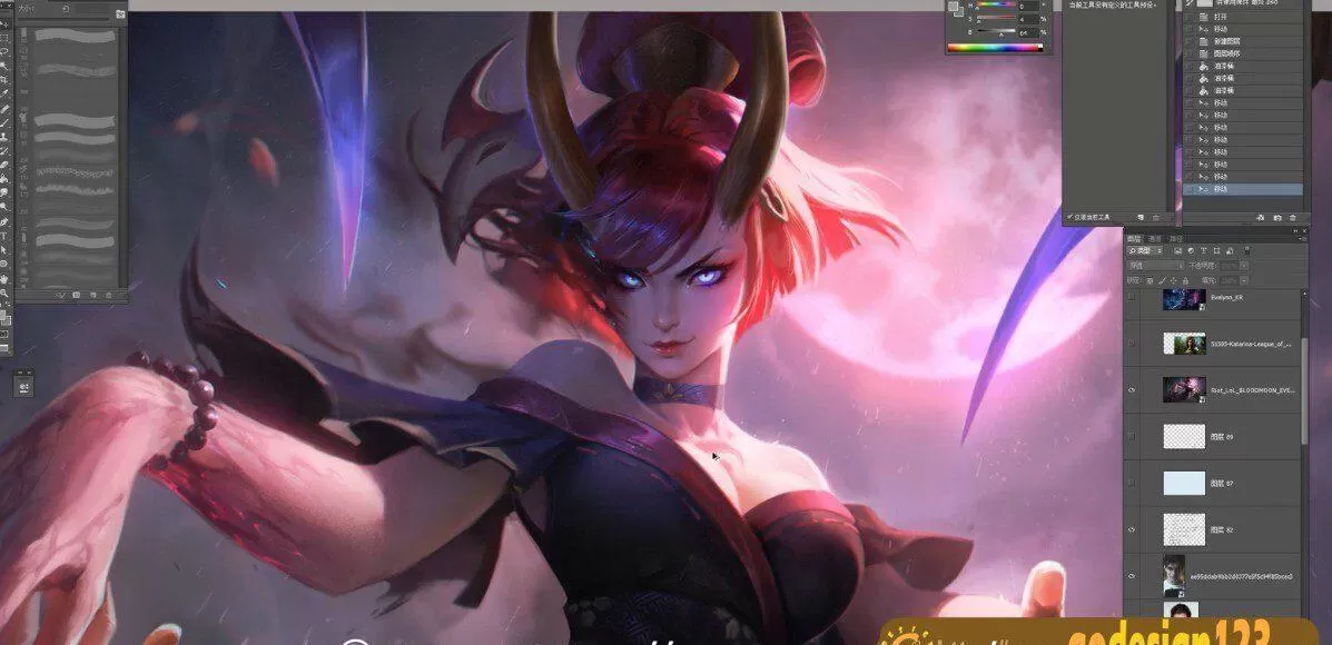 潘大 Panda 潘诚伟 Cg商业插画精品2020网络班