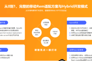 移动Web App开发之实战美团外卖