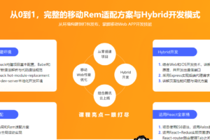 移动Web App开发之实战美团外卖