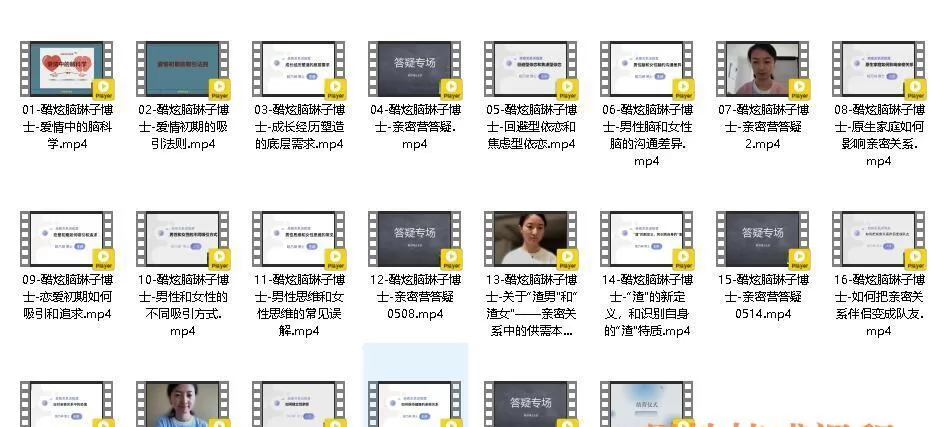 《琳子博士-亲密关系训练营22年6月结营》课程简介