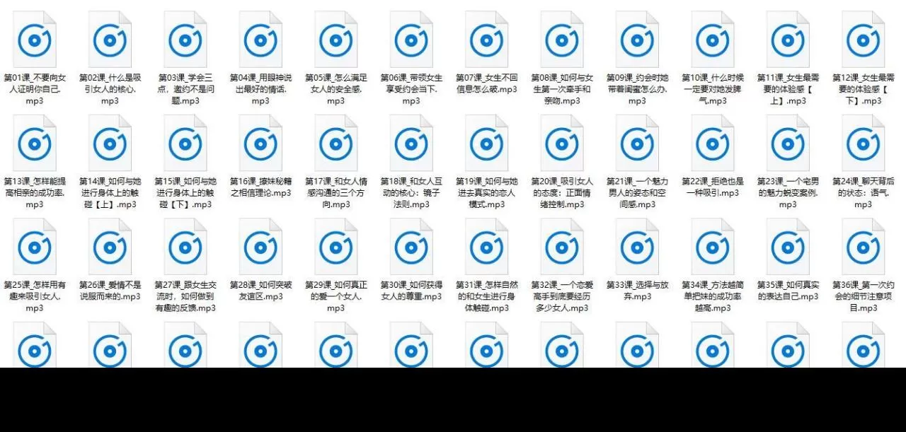 泡学资料《约会攻心计》