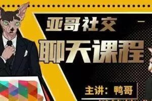 亚哥社交《1999线上聊天课》（编号0503280）