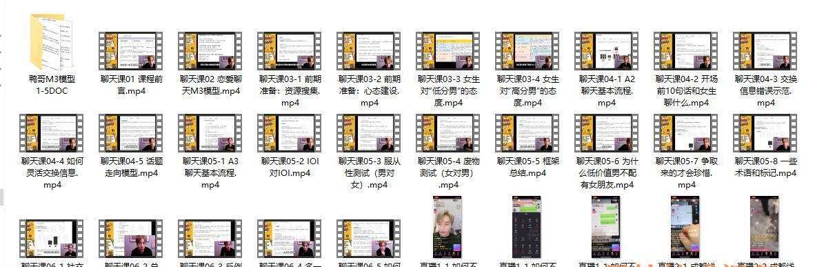 亚哥社交《1999线上聊天课》课程简介