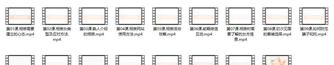 精品PUA教程《相亲课程》