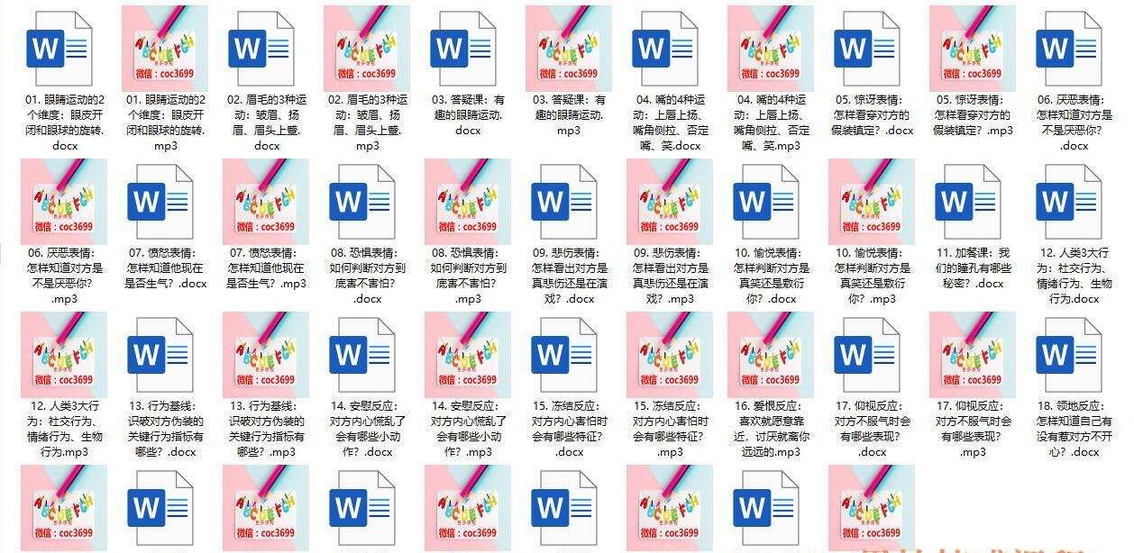 姜振宇微表情读心21讲内容简介