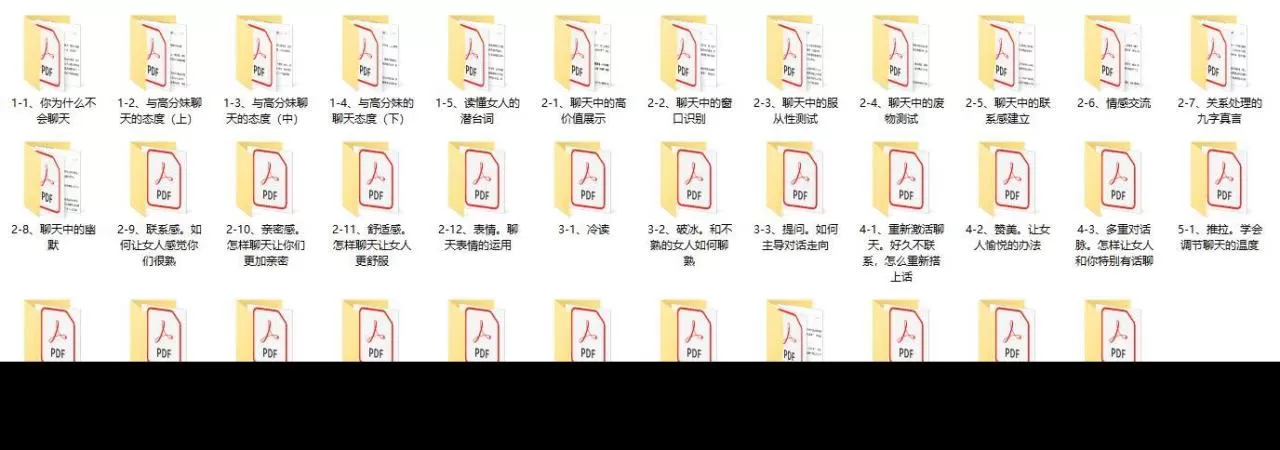PUA课程《聊天技巧》