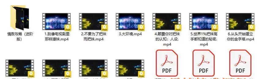 浪迹《情敌攻略视频课+进阶版》课程简介