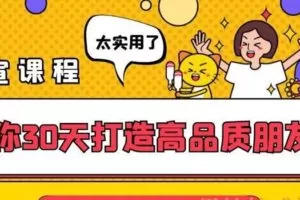 宣宣《教你30天打造高品质朋友圈》