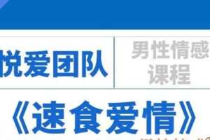 悦爱团队《速食爱情》