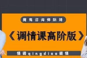 魔鬼咨询师阮琦《调情课高阶版》